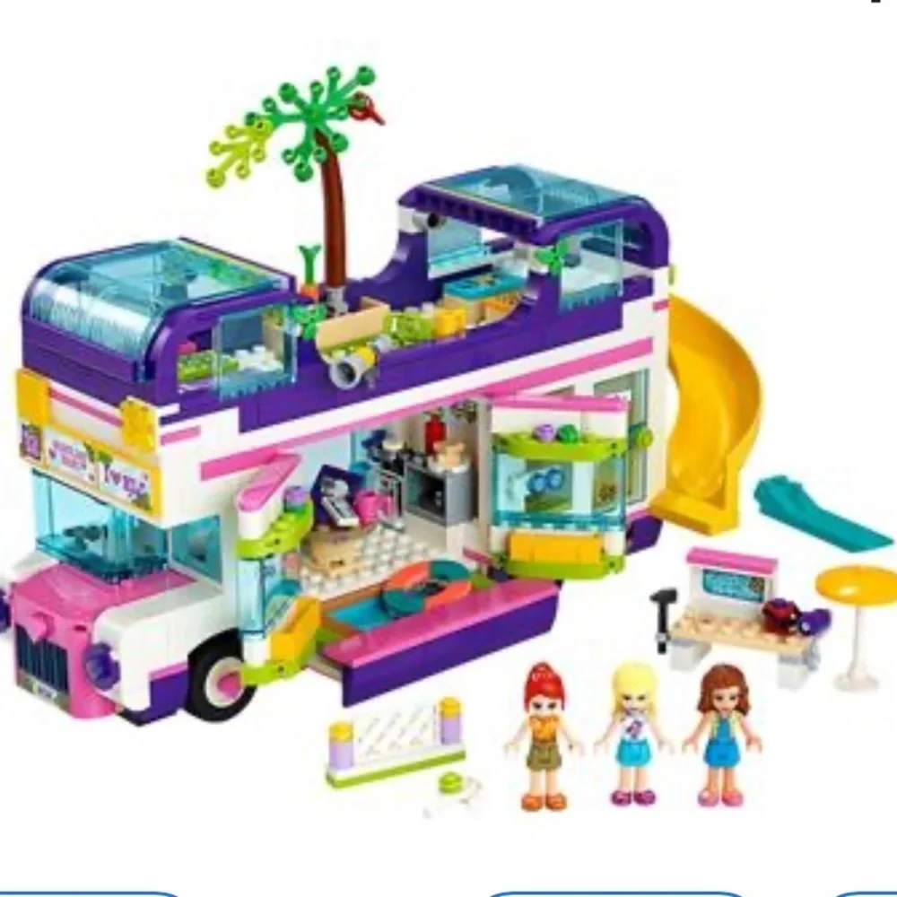 Lego friends friendship bus set 41395 new in sealed box 778 pieces retired